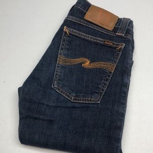 MADE IN ITALY 🇮🇹 NUDIE TIGHT LONG JOHN SKINNY JEANS 26x30 🇮🇹